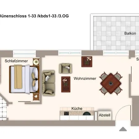 Duenenschloss Duenenschloss 1-33 公寓